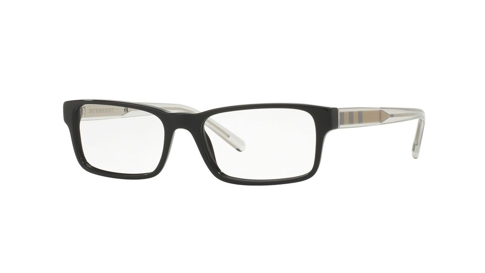 Burberry BE2223 Bifocal Prescription Eyeglasses 3001-52 - Black Frame