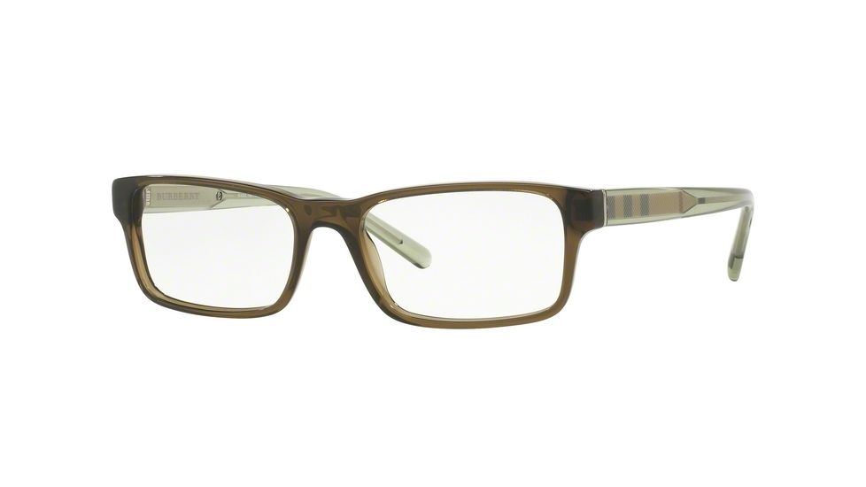Burberry BE2223 Bifocal Prescription Eyeglasses 3010-52 - Olive Green Frame
