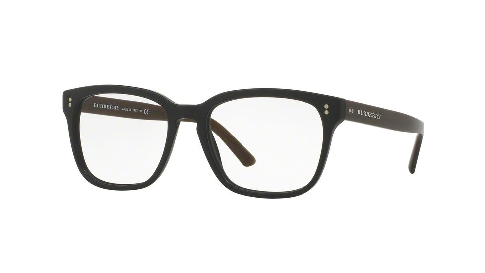 Burberry BE2225 Bifocal Prescription Eyeglasses 3590-53 - Matte Black Frame