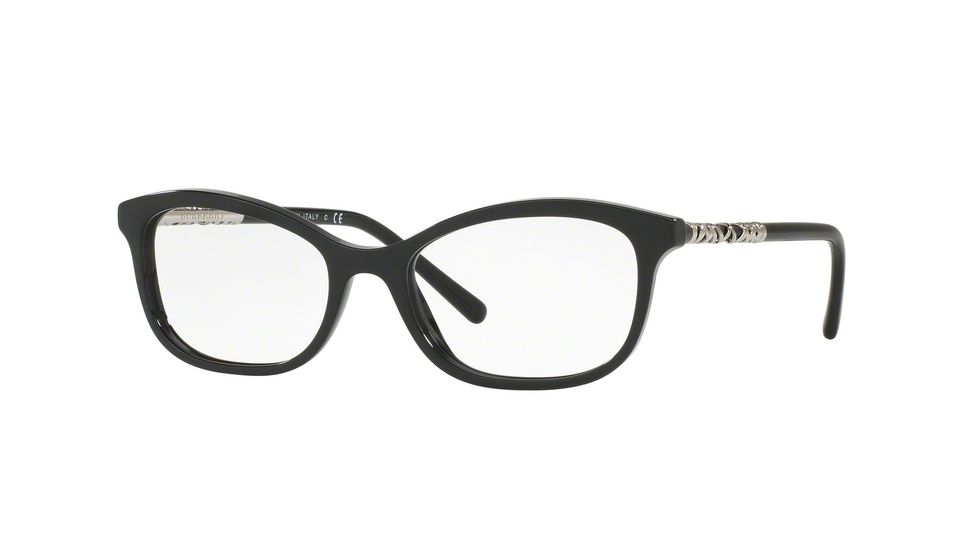 Burberry BE2231F Progressive Prescription Eyeglasses 3001-54 - Black Frame