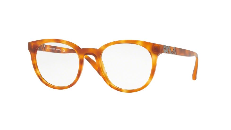Burberry BE2250F Bifocal Prescription Eyeglasses 3054-53 - Light Havana Frame