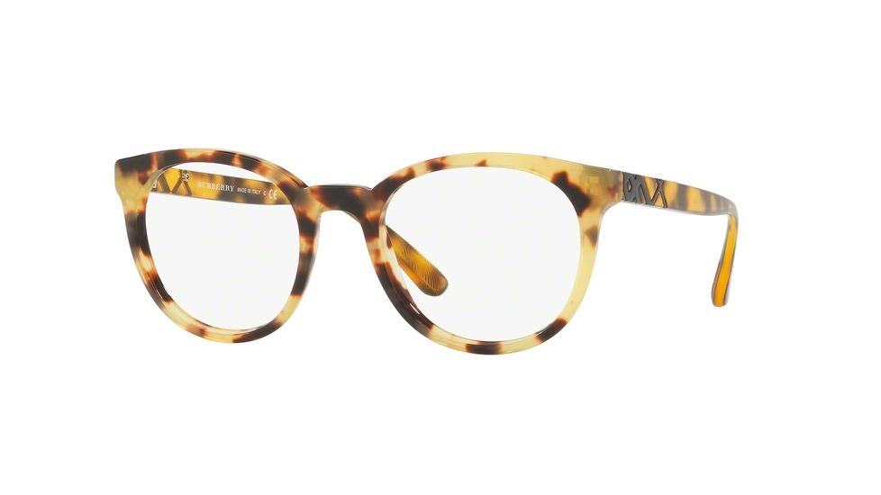 Burberry BE2250F Bifocal Prescription Eyeglasses 3278-53 - Light Havana Frame