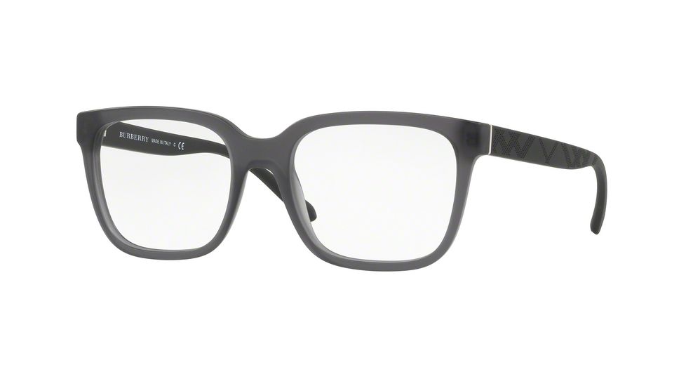 Burberry BE2262F Single Vision Prescription Eyeglasses 3698-55 - Matte Grey Frame