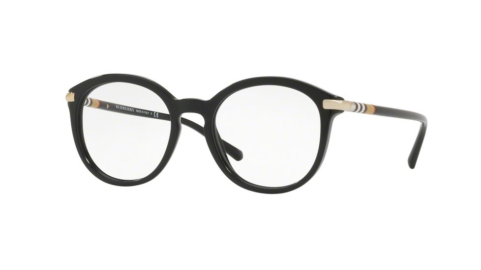 Burberry BE2264 Bifocal Prescription Eyeglasses 3001-50 - Black Frame