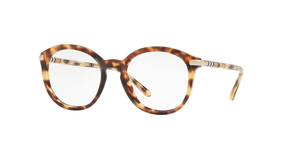 Burberry BE2264 Bifocal Prescription Eyeglasses 3278-50 - Light Havana Frame