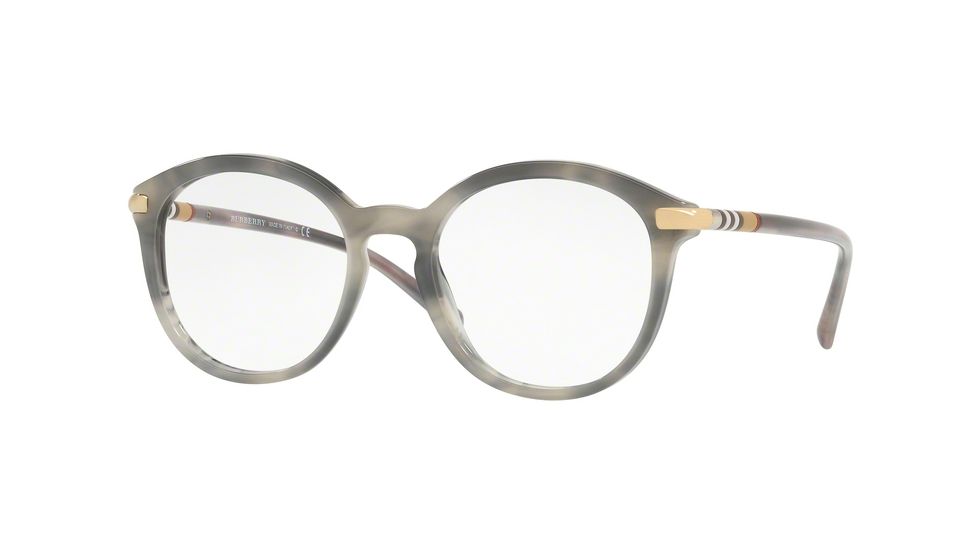 Burberry BE2264 Bifocal Prescription Eyeglasses 3658-50 - Striped Grey Frame