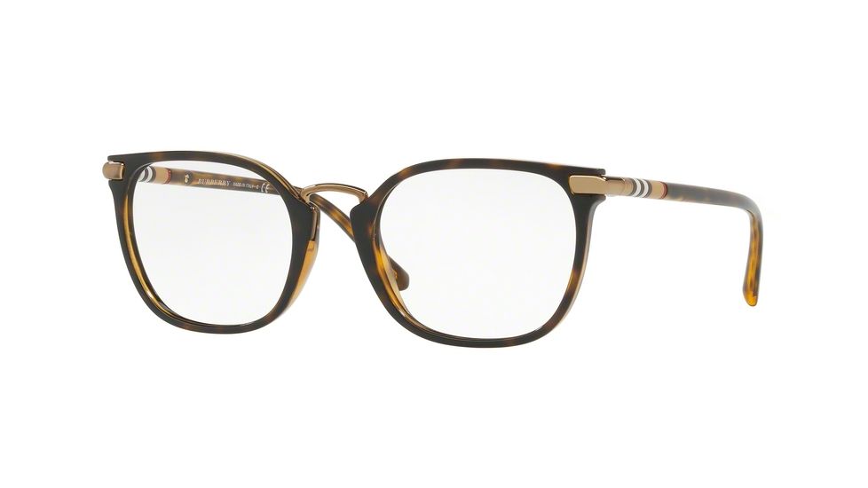 Burberry BE2269 Bifocal Prescription Eyeglasses, 52mm, Dark Havana, BE2269-3002-52-BI