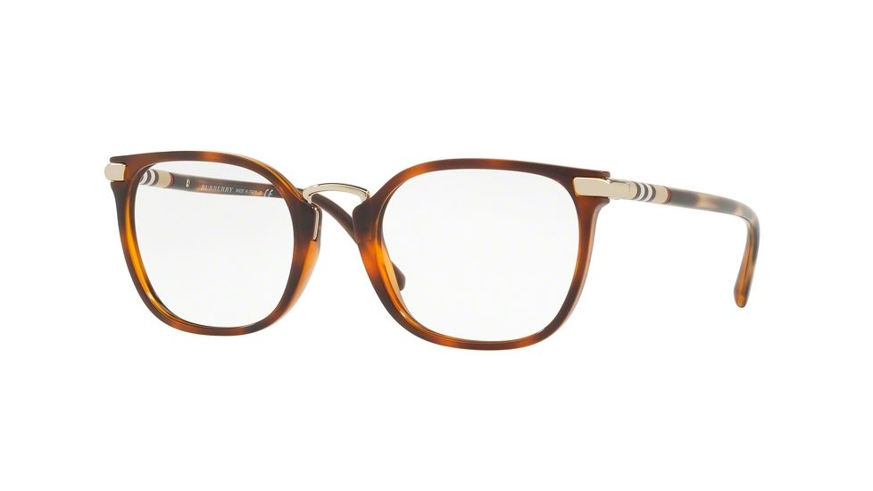 Burberry BE2269 Bifocal Prescription Eyeglasses 3316-52 - Lgiht Havana Frame