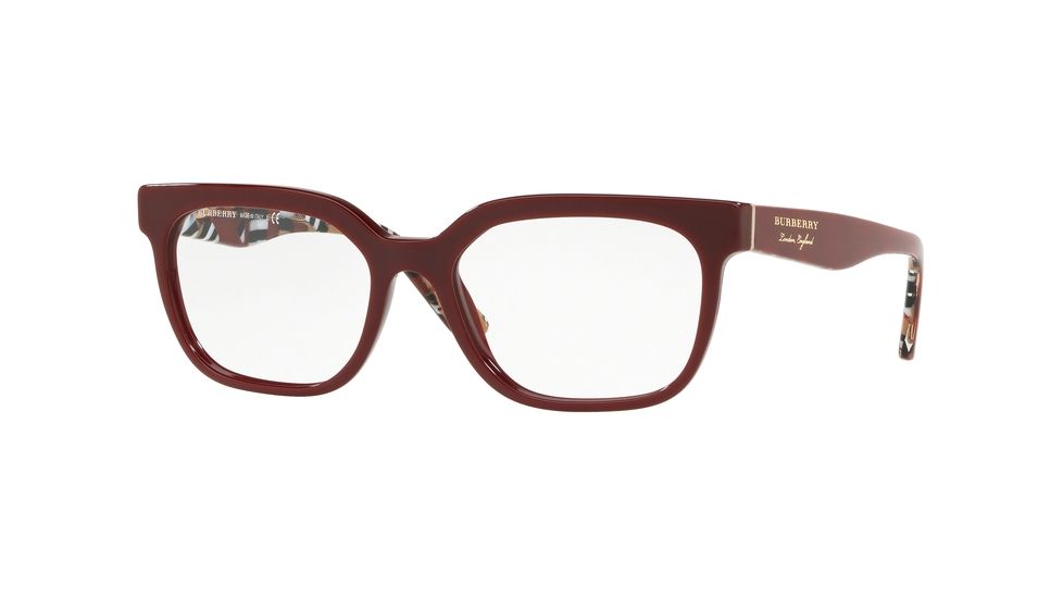 Burberry BE2277 Prescription Eyeglasses, 51mm, Bordeaux, BE2277-3742-51-SV