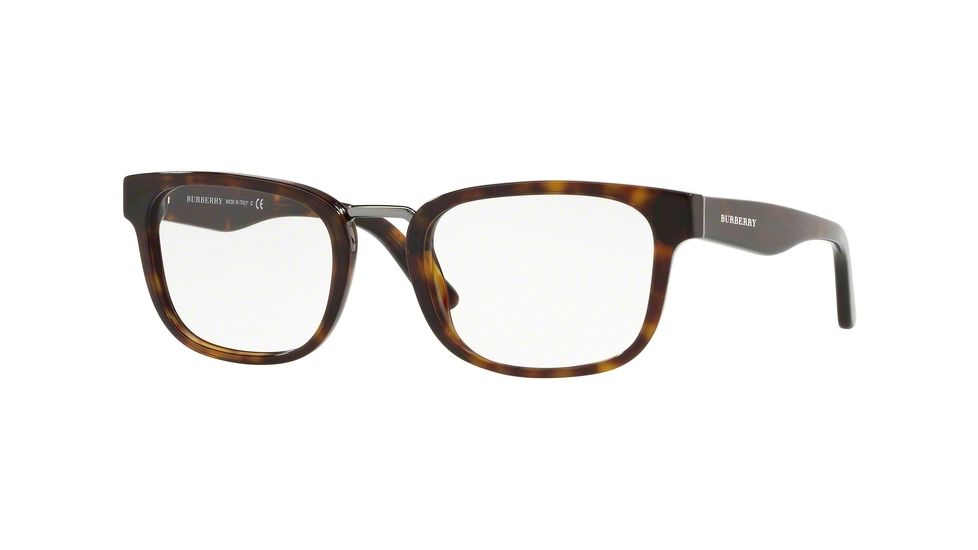 Burberry BE2279 Progressive Prescription Eyeglasses 3002-51 - Dark Havana Frame