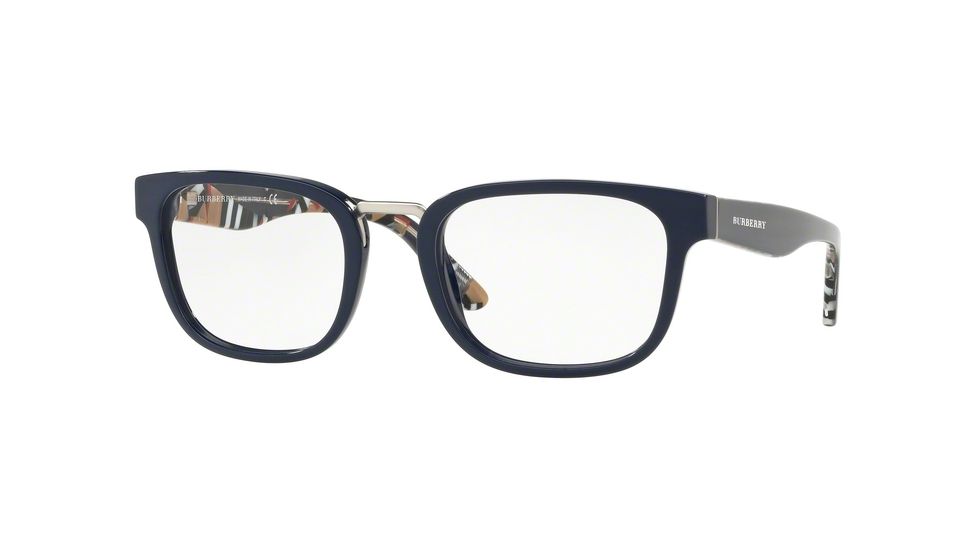 Burberry BE2279 Progressive Prescription Eyeglasses 3749-53 - Blue Frame