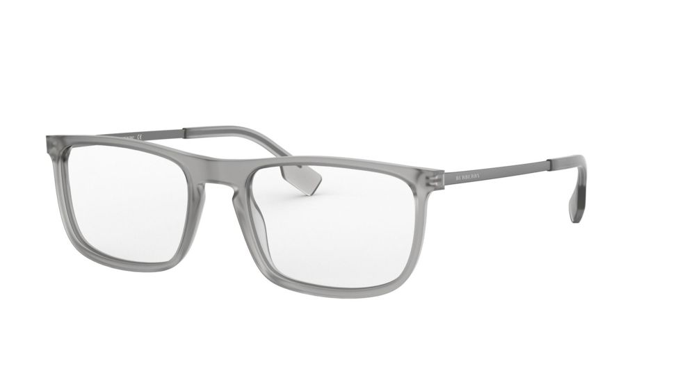 Burberry BE2288 Progressive Prescription Eyeglasses, 53mm, Matte Grey, BE2288-3769-53-PRO
