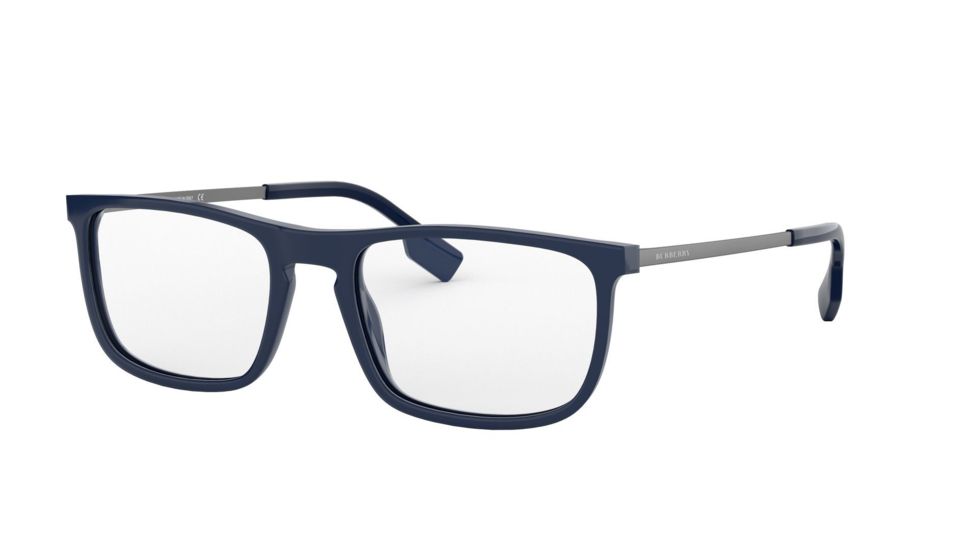 Burberry BE2288 Progressive Prescription Eyeglasses, 53mm, Blue, BE2288-3770-53-PRO