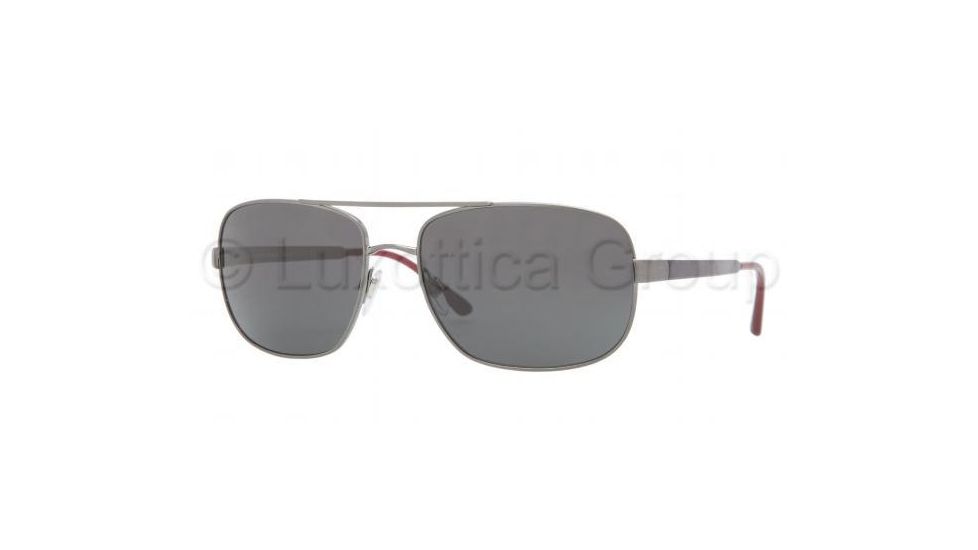 Burberry BE3064 Progressive Prescription Sunglasses BE3064-100887-6017 - Lens Diameter 60 mm, Frame Color Brushed Nickel
