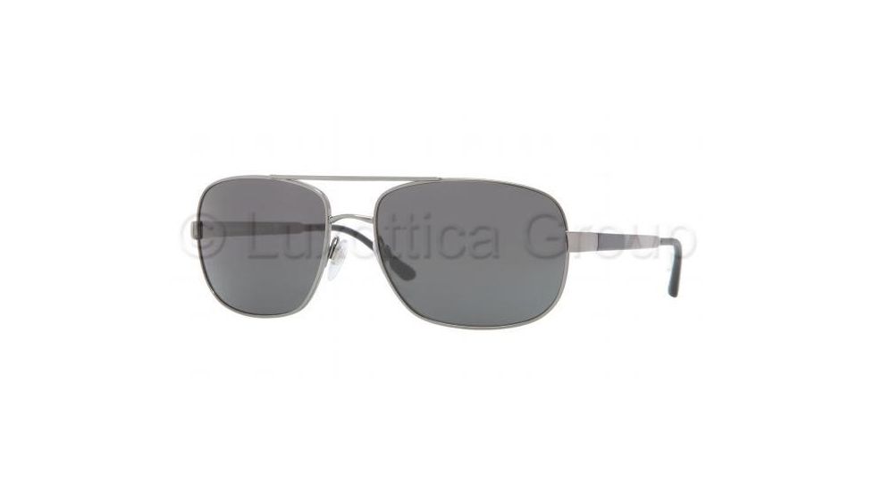 Burberry BE3064 Progressive Prescription Sunglasses BE3064-117387-6017 - Lens Diameter 60 mm, Frame Color Nickel