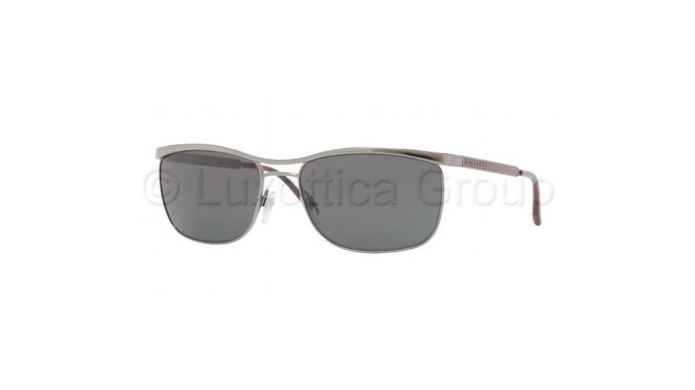 Burberry BE3065 Progressive Prescription Sunglasses BE3065-100387-5817 - Lens Diameter 58 mm, Frame Color Gunmetal