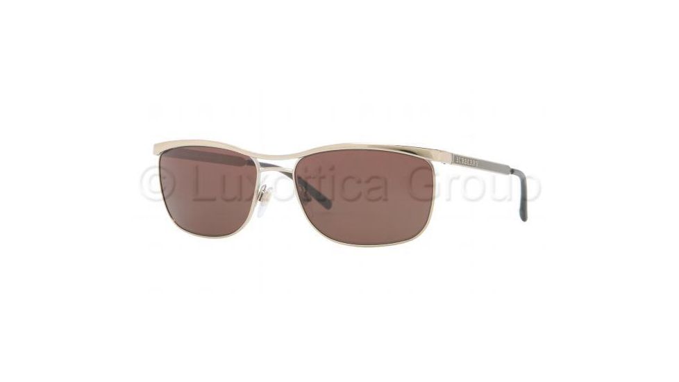 Burberry BE3065 Progressive Prescription Sunglasses BE3065-114573-5817 - Lens Diameter 58 mm, Frame Color Burberry Gold