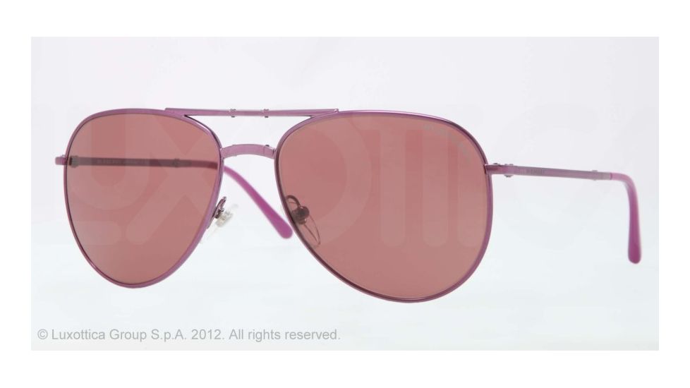 Burberry BE3071 Single Vision Prescription Sunglasses BE3071-117875-57 - Lens Diameter 57 mm, Lens Diameter 57 mm, Frame Color Violet