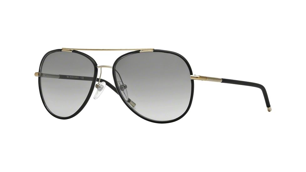 Burberry BE3078J Bifocal Prescription Sunglasses BE3078J-114511-57 - Lens Diameter 57 mm, Frame Color Light Gold/matte Black