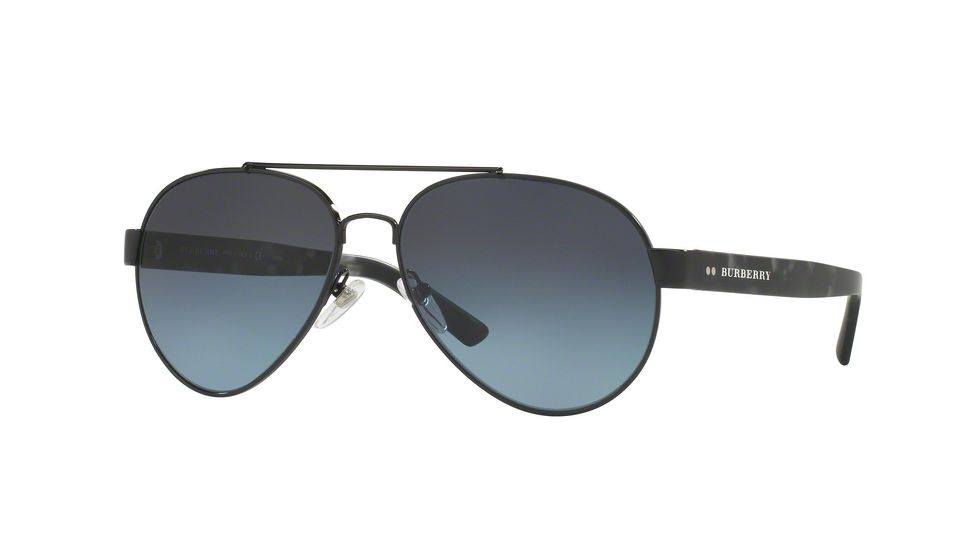 Burberry BE3086 Bifocal Prescription Sunglasses BE3086-1001K4-59 - Lens Diameter 59 mm, Frame Color Black