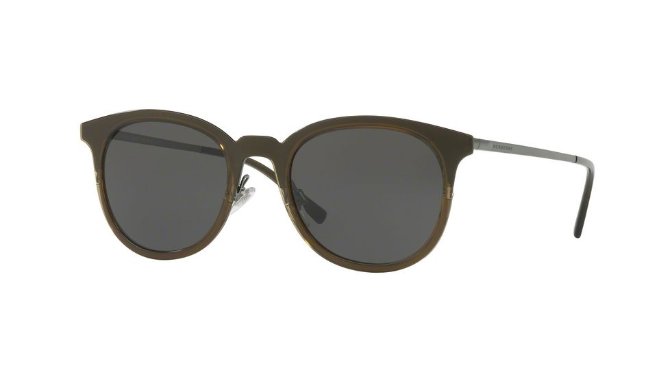 Burberry BE3093 Bifocal Prescription Sunglasses BE3093-12475V-52 - Lens Diameter 52 mm, Frame Color Green