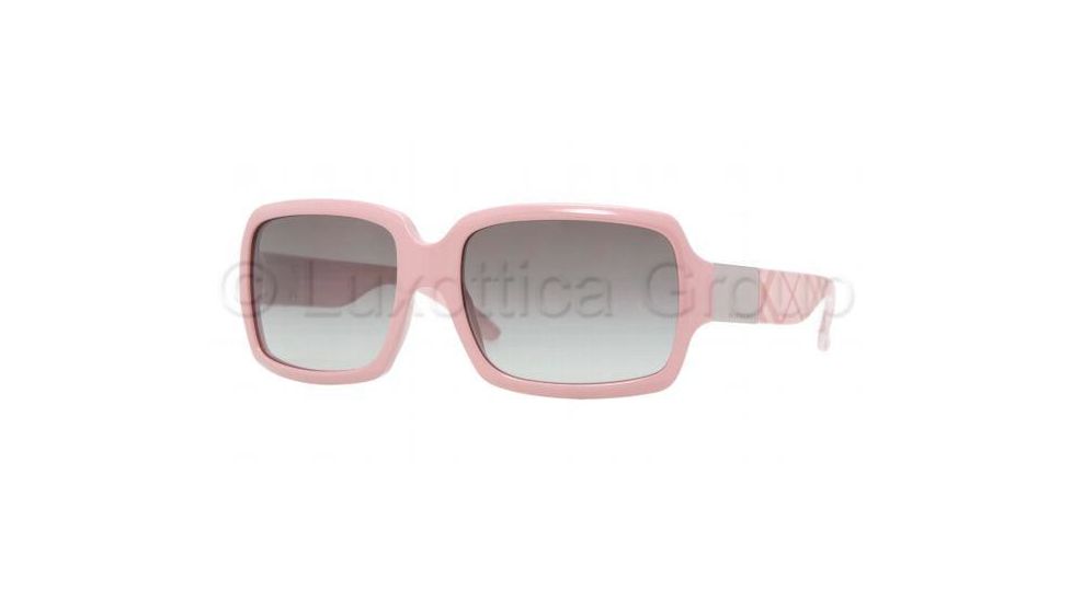 Burberry BE4076 Single Vision Sunglasses, Dusty Blossom Frame, Gray Gradient 318911-5616