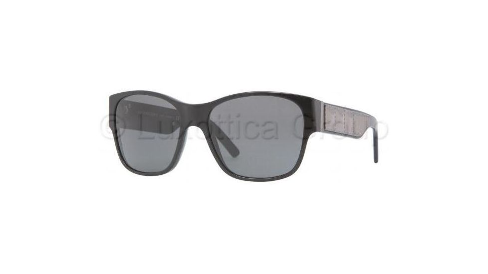 Burberry BE4104 Bifocal Prescription Sunglasses BE4104-300187-5516 - Lens Diameter 55 mm, Frame Color Shiny Black