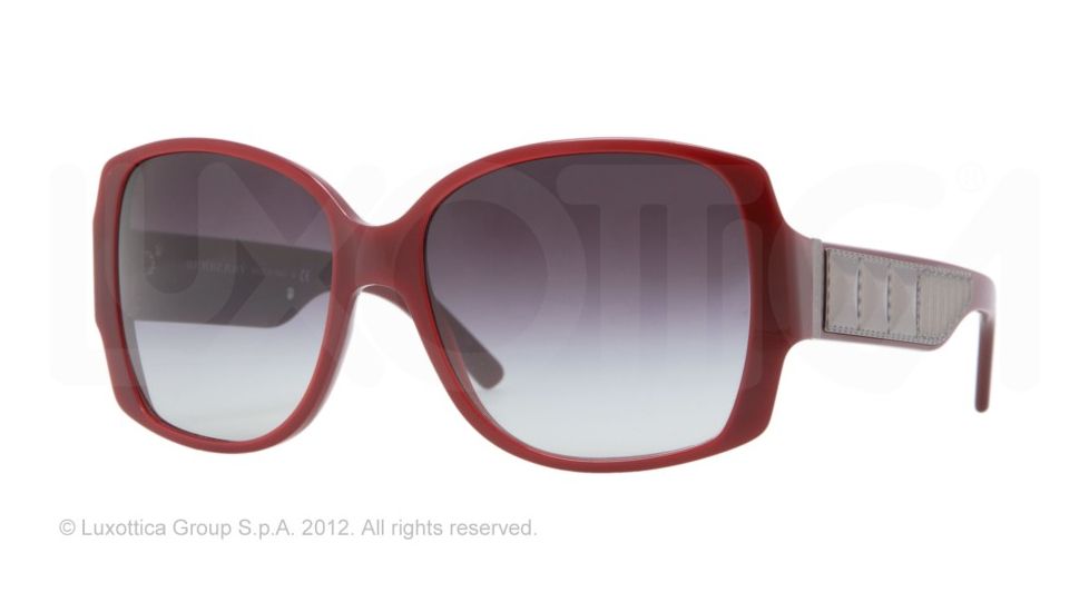 Burberry BE4105 Single Vision Prescription Sunglasses BE4105-32438G-58 - Lens Diameter 58 mm, Lens Diameter 58 mm, Frame Color Cyclamen