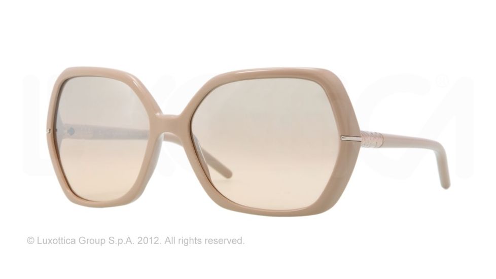 Burberry BE4107 Single Vision Prescription Sunglasses BE4107-32813D-60 - Lens Diameter 60 mm, Lens Diameter 60 mm, Frame Color Nude