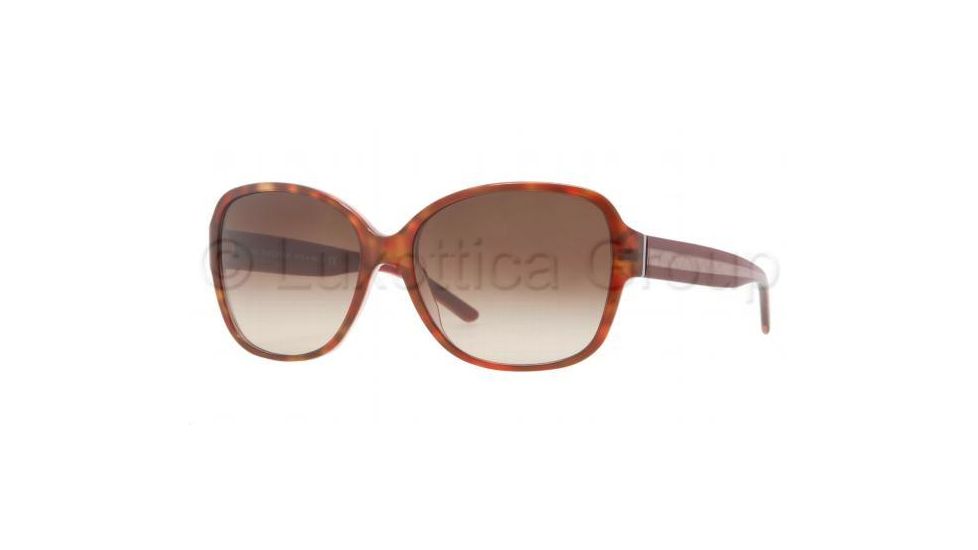 Burberry BE4108 Progressive Prescription Sunglasses BE4108-329213-5816 - Lens Diameter 58 mm, Frame Color Top Havana On Pink