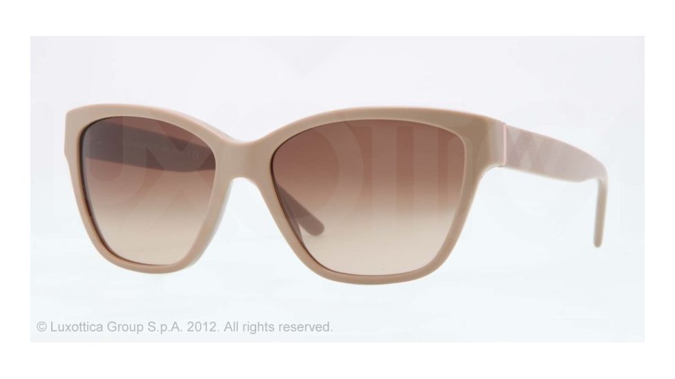 Burberry BE4109 Progressive Prescription Sunglasses BE4109-337613-57 - Lens Diameter 57 mm, Lens Diameter 57 mm, Frame Color Hazelnut