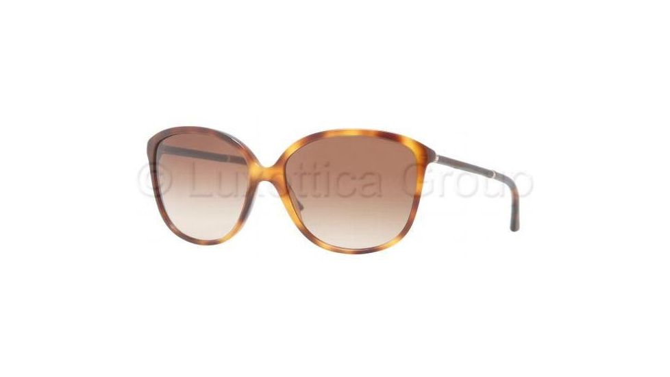 Burberry BE4118Q Single Vision Prescription Sunglasses BE4118Q-331613-5916 - Lens Diameter 59 mm, Frame Color Havana