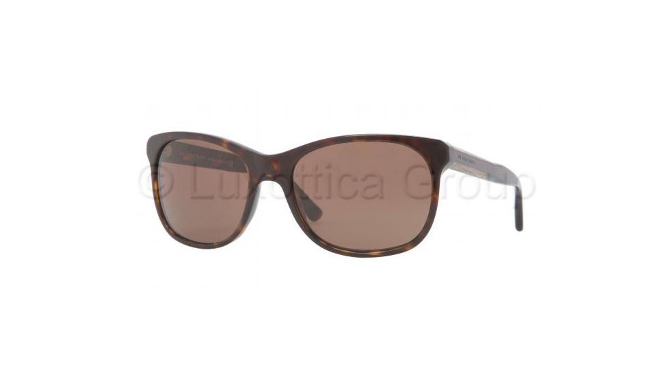 Burberry BE4123 Single Vision Prescription Sunglasses BE4123-300273-5718 - Lens Diameter 57 mm, Frame Color Dark Havana