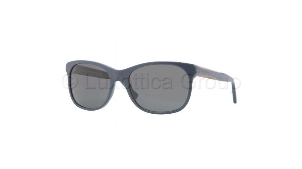 Burberry BE4123 Single Vision Prescription Sunglasses BE4123-335587-5718 - Lens Diameter 57 mm, Frame Color Blue