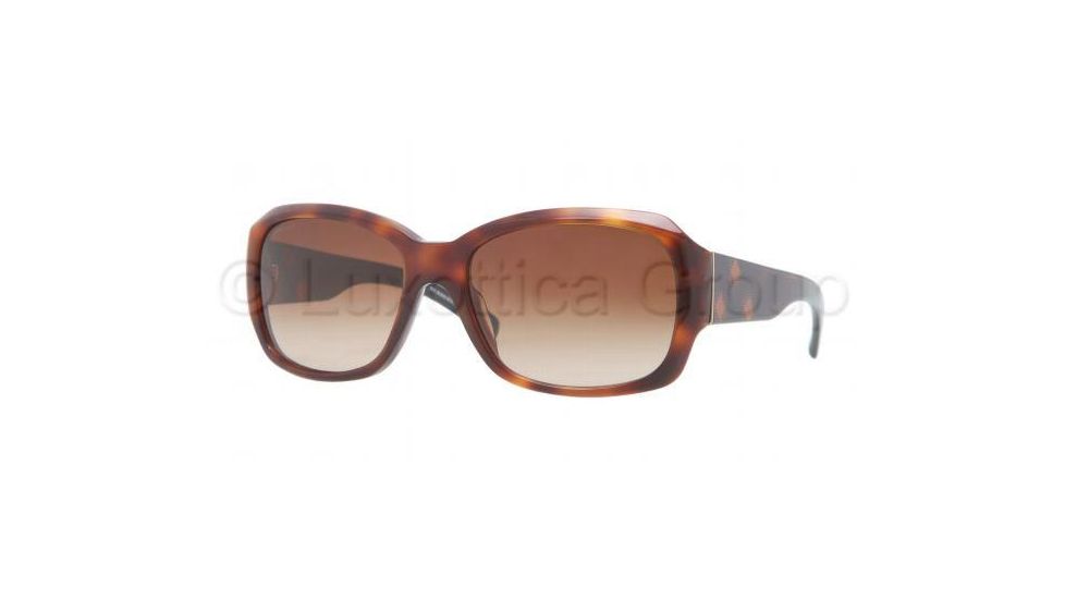 Burberry BE4129 Single Vision Prescription Sunglasses BE4129-331613-5617 - Lens Diameter 56 mm, Frame Color Havana