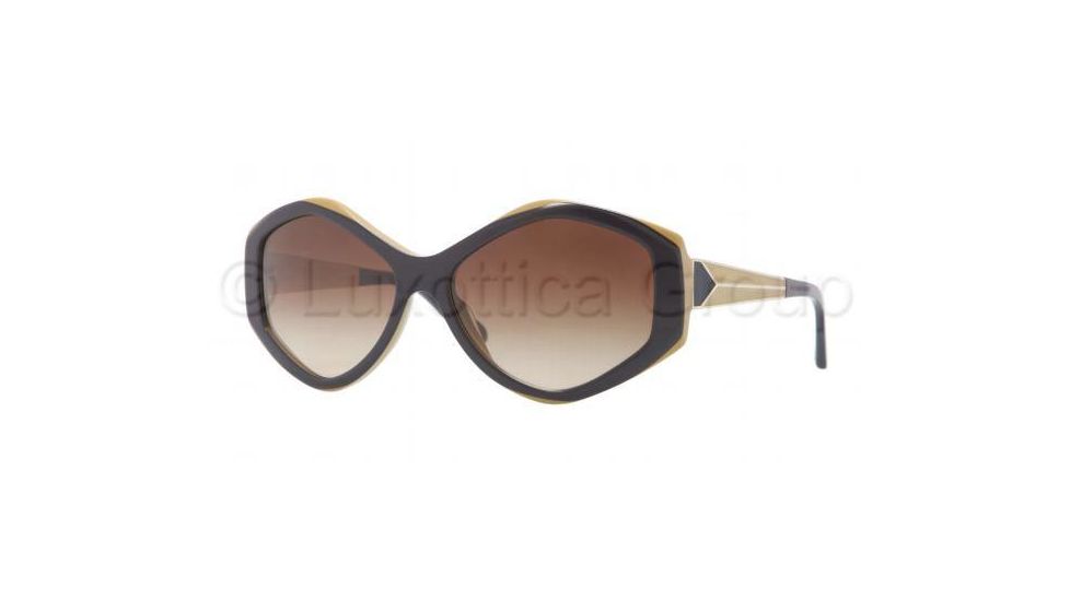 Burberry BE4133 Bifocal Prescription Sunglasses BE4133-336113-5715 - Lens Diameter 57 mm, Frame Color Top/Blue Mustard