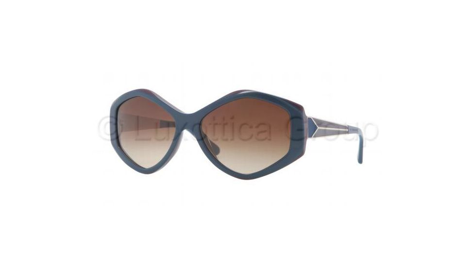 Burberry BE4133 Bifocal Prescription Sunglasses BE4133-336313-5715 - Lens Diameter 57 mm, Frame Color Top Blue/Plum