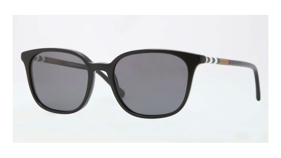 Burberry BE4144 Progressive Prescription Sunglasses BE4144-300181-54 - Lens Diameter 54 mm, Lens Diameter 54 mm, Frame Color Black