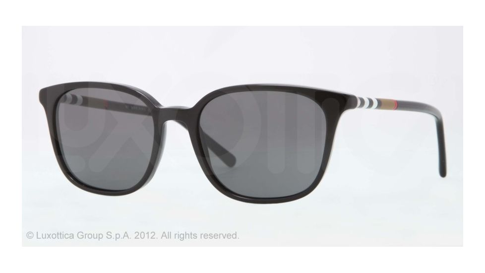 Burberry BE4144 Progressive Prescription Sunglasses BE4144-300187-54 - Lens Diameter 54 mm, Lens Diameter 54 mm, Frame Color Black