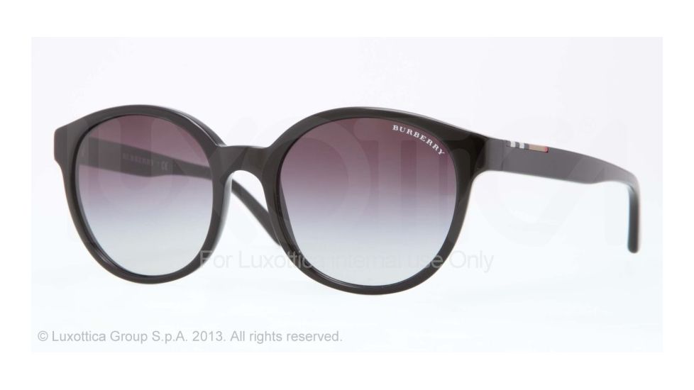 Burberry BE4151 Progressive Prescription Sunglasses BE4151-30018G-52 - Lens Diameter 52 mm, Frame Color Black