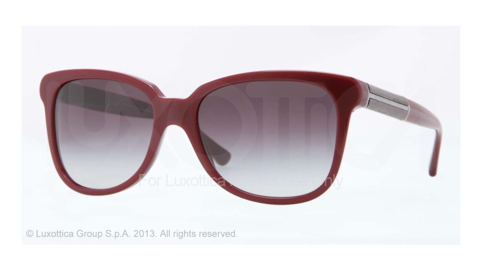 Burberry BE4157 Progressive Prescription Sunglasses BE4157-34038G-56 - Lens Diameter 56 mm, Frame Color Bordeaux