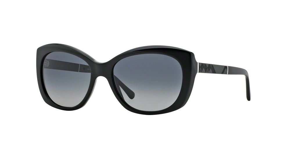 Burberry BE4164 Bifocal Prescription Sunglasses BE4164-3001T3-55 - Lens Diameter 55 mm, Frame Color Black