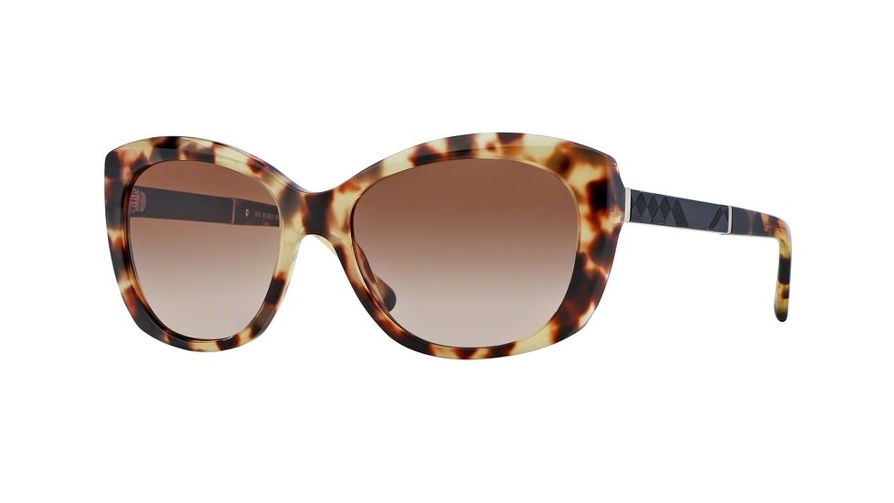 Burberry BE4164 Bifocal Prescription Sunglasses BE4164-327813-55 - Lens Diameter 55 mm, Frame Color Light Havana