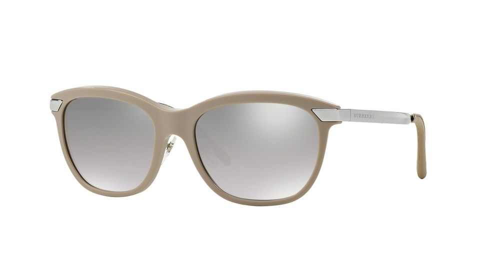 Burberry BE4169Q Single Vision Prescription Sunglasses BE4169Q-34506V-57 - Lens Diameter 57 mm, Frame Color Beige