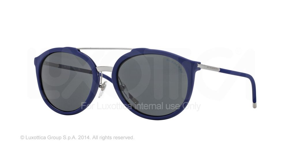 Burberry BE4177 Bifocal Prescription Sunglasses BE4177-345587-56 - Lens Diameter 56 mm, Frame Color Matte Blue