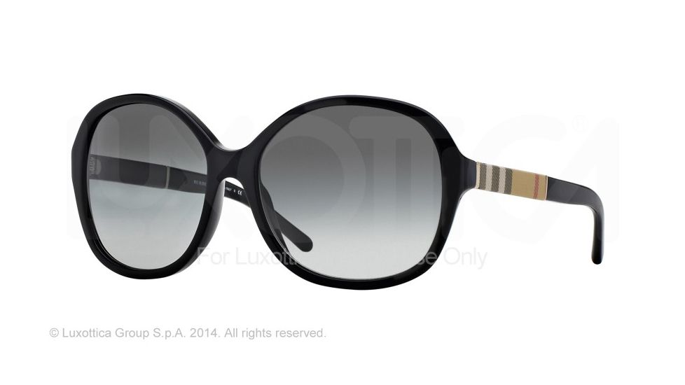 Burberry BE4178 Bifocal Prescription Sunglasses BE4178-300111-58 - Lens Diameter 58 mm, Frame Color Black