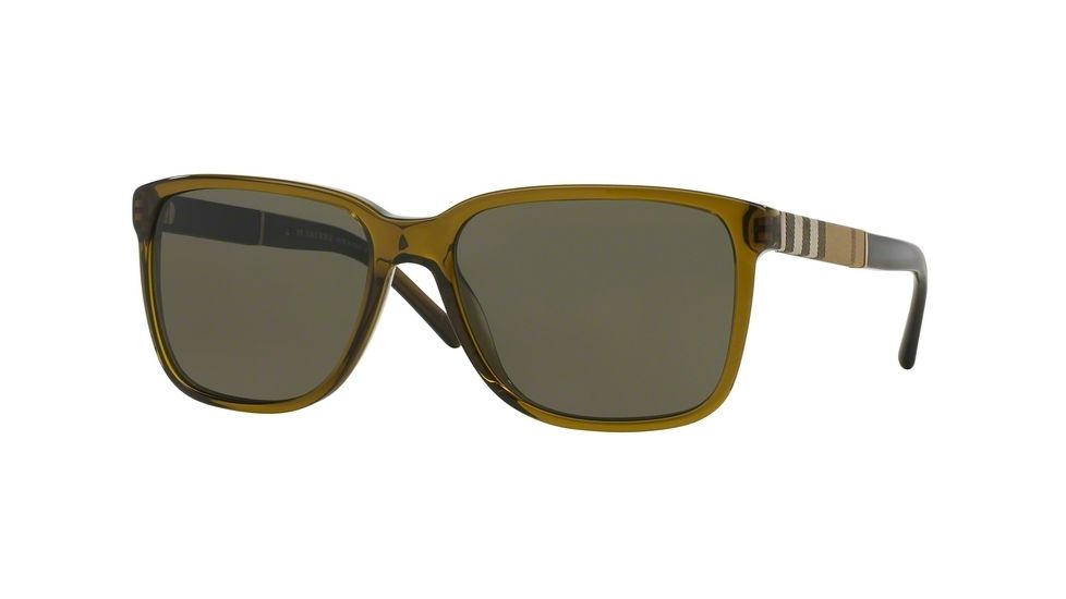 Burberry BE4181 Progressive Prescription Sunglasses BE4181-335673-58 - Lens Diameter 58 mm, Frame Color Olive