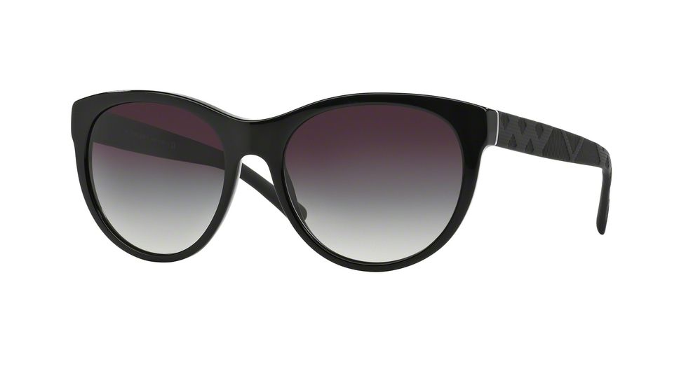 Burberry BE4182 Bifocal Prescription Sunglasses BE4182-30018G-56 - Lens Diameter 56 mm, Frame Color Black
