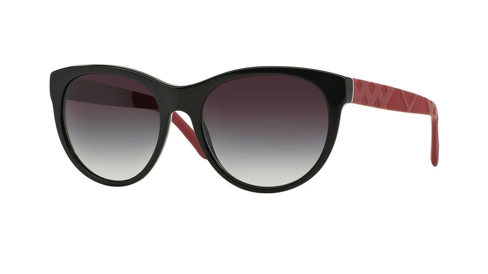 Burberry BE4182 Bifocal Prescription Sunglasses BE4182-34988G-56 - Lens Diameter 56 mm, Frame Color Black