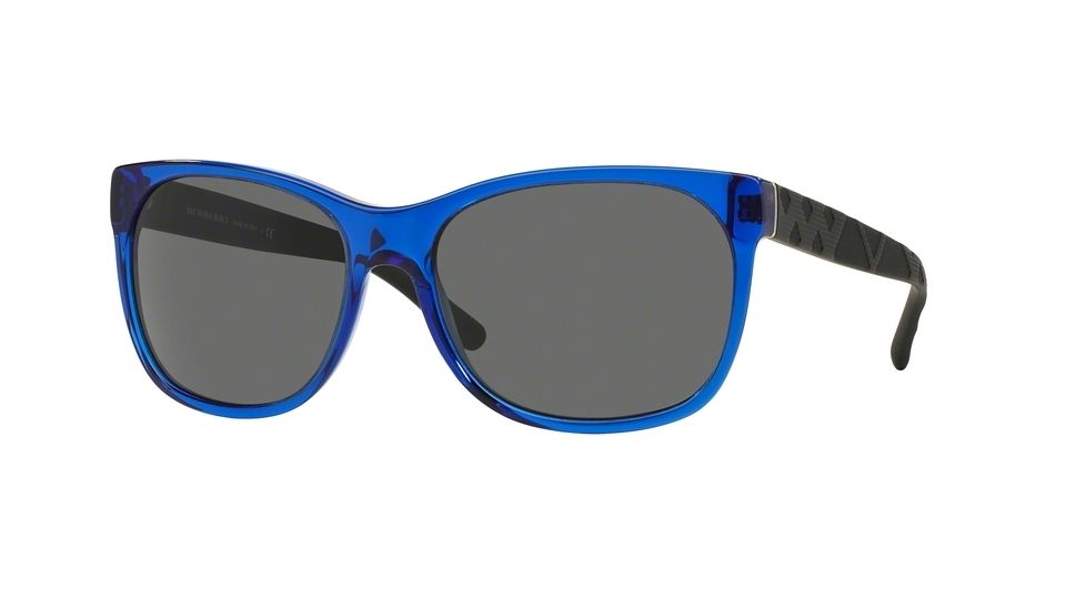 Burberry BE4183 Single Vision Prescription Sunglasses BE4183-349287-58 - Lens Diameter 58 mm, Frame Color Blue